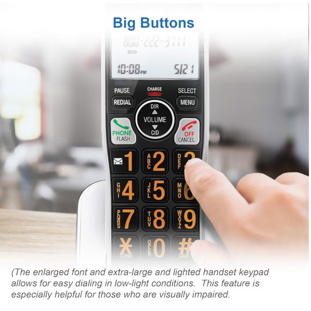 AT&T BL102-4 Cordless Phone Answering System Call Blocking Intercom 4 Handsets - Picture 7 of 16